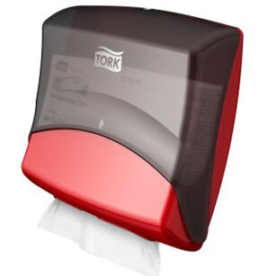 Dozownik TORK W4 Performance do czyściw w odcinkach czerwono-czarny