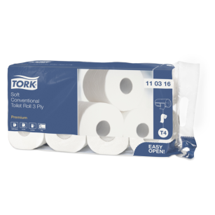 110316 Tork miękki papier toaletowy w roli konwencjonalnej Premium - biały T4