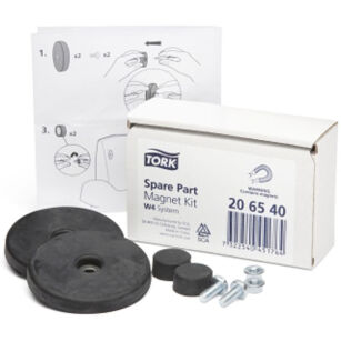 Magnesy TORK W4 zestaw do mocowania dozowników czarny