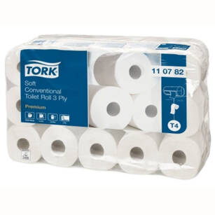 110782 Tork miękkki papier toaletowy w rolce konwencjonalnej T4