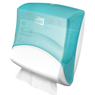 Dozownik TORK W4 Performance do czyściw w odcinkach biało-turkusowy