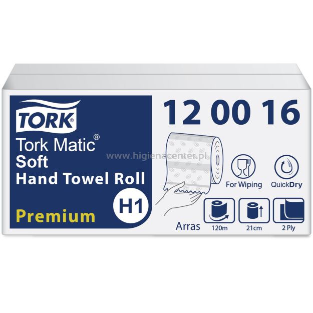 120016 Tork Matic ekstra miękki ręcznik w roli H1